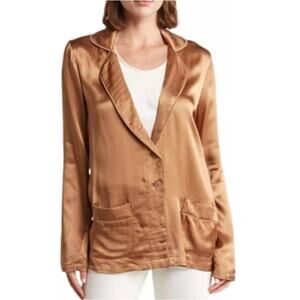 New ~ ELIE. ELIE TAHARI ~ Women's Satin Blazer Size S Fall Vibes